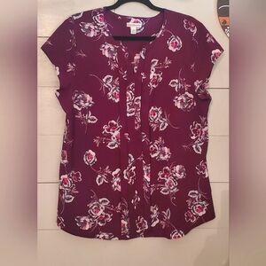 Floral summer blouse